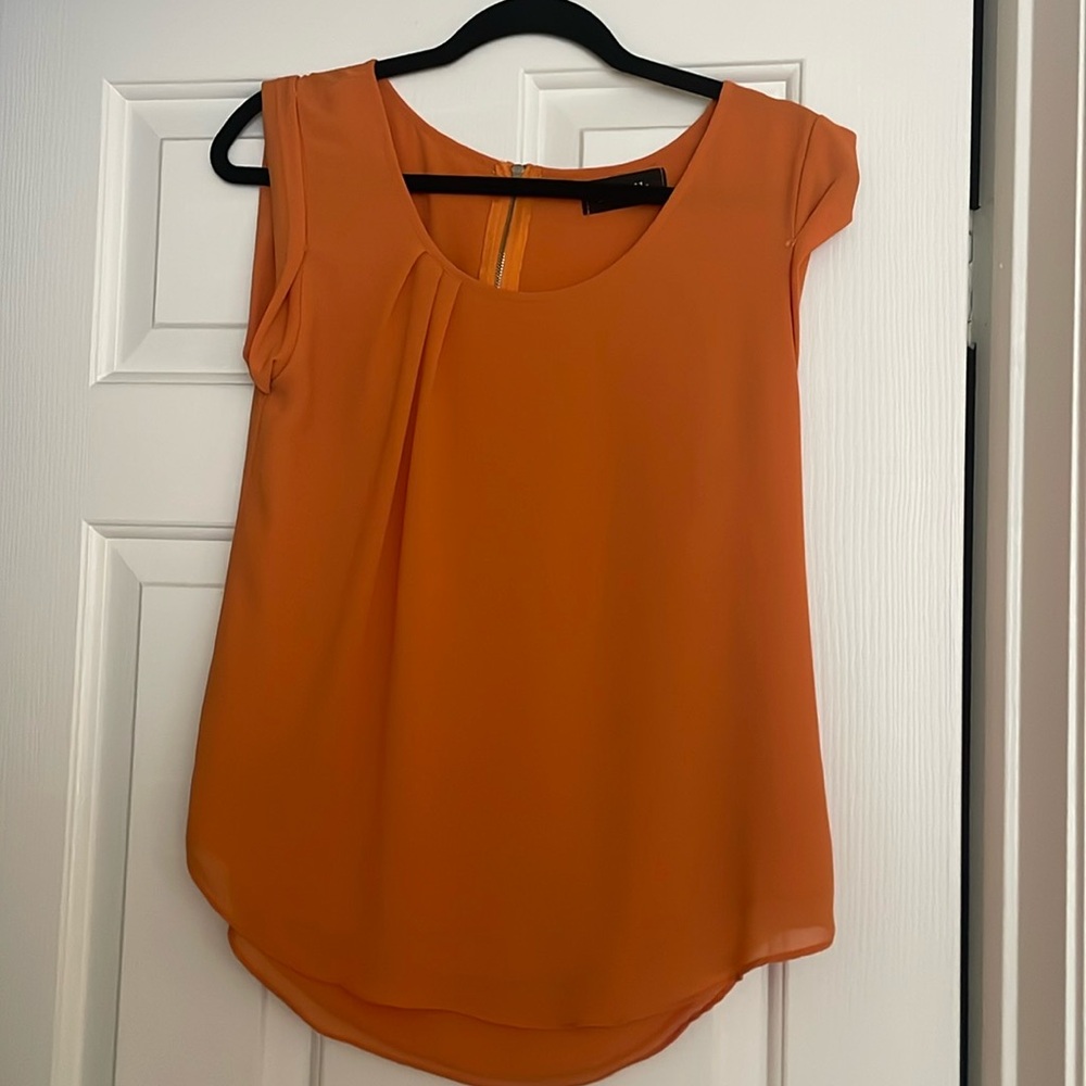 Fabrik orange work blouse
